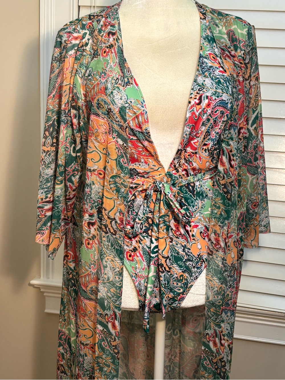 NWOT Shein Maillot and Cover Up - Picture 2 of 3
